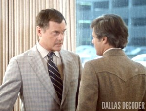 Cliff Barnes, Dallas, J.R. Ewing, Ken Kercheval, Larry Hagman