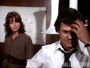 Cliff Barnes, Dallas, For Love or Money, Ken Kercheval, Linda Gray, Sue Ellen Ewing