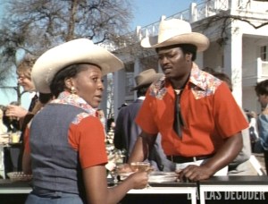 Barbecue, Dallas, Haskel Craver, Irma P. Hall, Jim Davis, Jock Ewing, Sam, Tilly