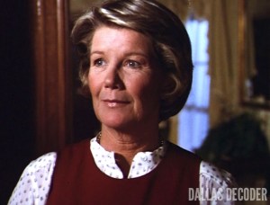 Barbara Bel Geddes, Dallas, Ellie Saves the Day, Miss Ellie Ewing