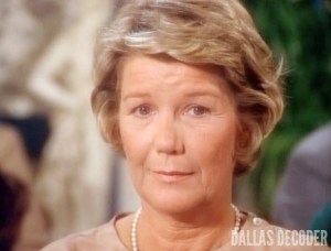 Barbara Bel Geddes, Dallas, Mastectomy Part 1, Miss Ellie Ewing