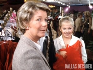 Barbara Bel Geddes, Charlene Tilton, Dallas, Lucy Ewing, Miss Ellie Ewing, Paternity Suit