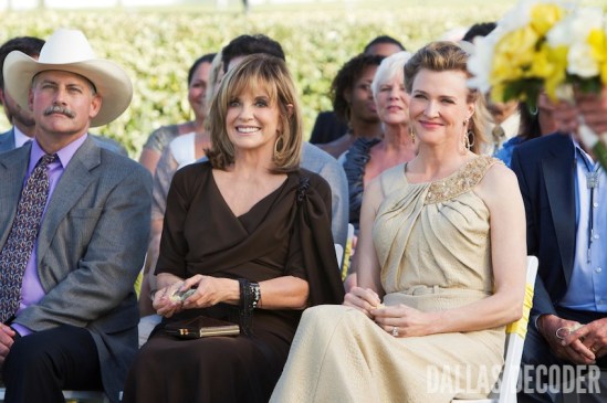Ann Ewing, Brenda Strong, Changing of the Guard, Dallas, Linda Gray, Sue Ellen Ewing, TNT