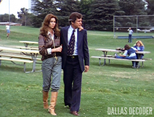 Cliff Barnes, Dallas, Ken Kercheval, Pam Ewing, Victoria Principal