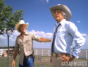Dallas, Fourth Son, Jim Davis, Jock Ewing, Ray Krebbs, Steve Kanaly
