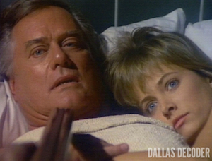 Cally Harper Ewing, Cathy Podewell, Dallas, J.R. Ewing, Larry Hagman
