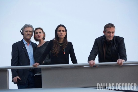 Ann Ewing, Bobby Ewing, Brenda Strong, Dallas, Elena Ramos, Gary Ewing, Jordana Brewster, Patrick Duffy, Ted Shackelford, TNT