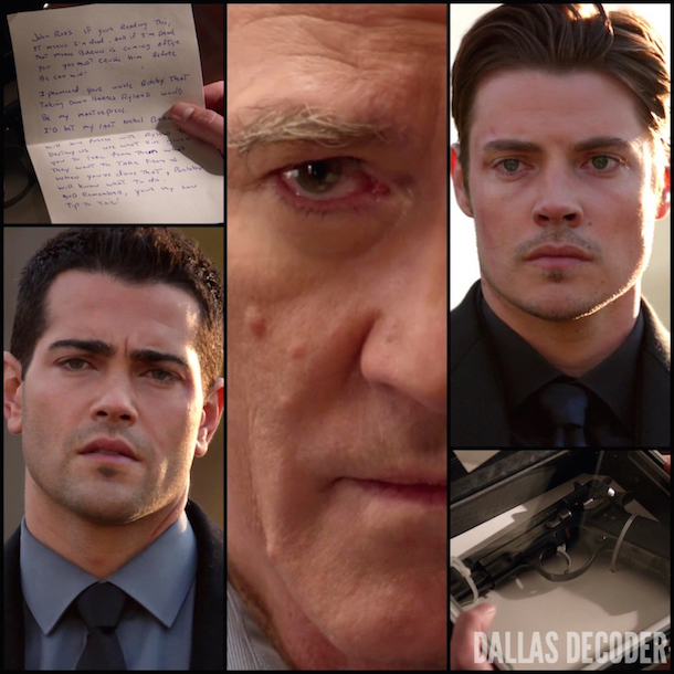 Bobby Ewing, Christopher Ewing, Dallas, Jesse Metcalfe, John Ross Ewing, Josh Henderson, Patrick Duffy, TNT, Who Killed J.R.?