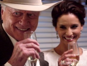 Changing of the Guard, Dallas, J.R. Ewing, Larry Hagman, Leonor Varela, Marta del Sol, TNT, Veronica Martinez