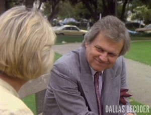 Barbara Bel Geddes, Brother Can You Spare a Child?, Cliff Barnes, Dallas, Miss Ellie Farlow