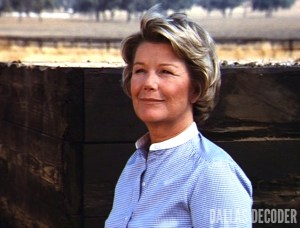 Barbara Bel Geddes, Dallas, Ellie Saves the Day, Miss Ellie Ewing