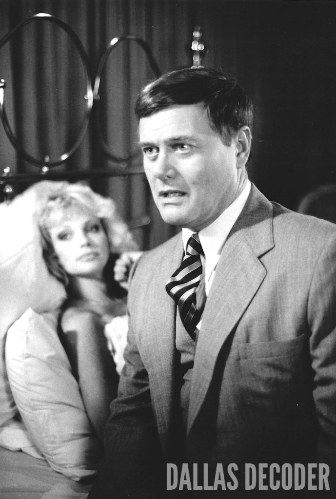 Dallas, J.R. Ewing, Larry Hagman, Serena, Stephanie Blackmore, Where There's a Will