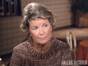 Barbara Bel Geddes, Dallas, Miss Ellie Ewing, Tangled Web