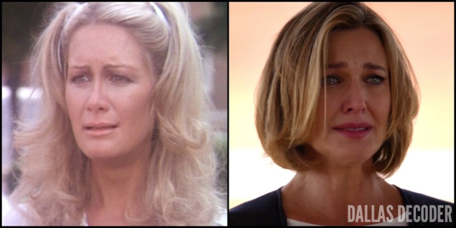 Ann Ewing, Brenda Strong, Charlene Tilton, Dallas, Emma Bell, Emma Brown Ryland, Lucy Ewing, Secrets, Sins of the Father, TNT