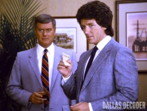 Bobby Ewing, Check and Mate, Dallas, J.R. Ewing, Larry Hagman, Patrick Duffy