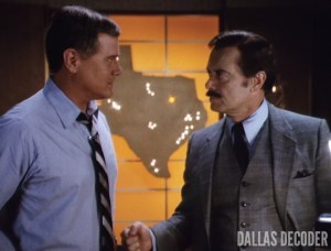Dallas, Edgar Randolph, J.R. Ewing, Larry Hagman, Martin E. Brooks, Offshore Crude
