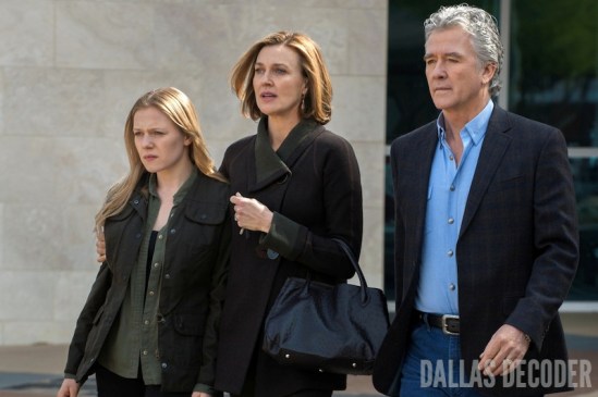 Ann Ewing, Bobby Ewing, Brenda Strong, Dallas, Emma Bell, Emma Ryland, Patrick Duffy, TNT