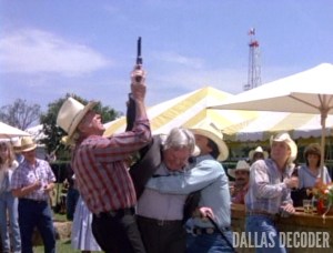 Bert Remsen, Bobby Ewing, Clayton Farlow, Dallas, Dandy Dandridge, Howard Keel, Patrick Duffy