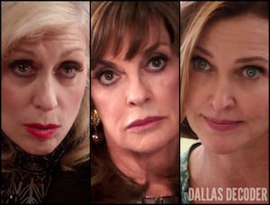 Ann Ewing, Brenda Strong, Dallas, Judith Light, Judith Ryland, Linda Gray, Sue Ellen Ewing, TNT