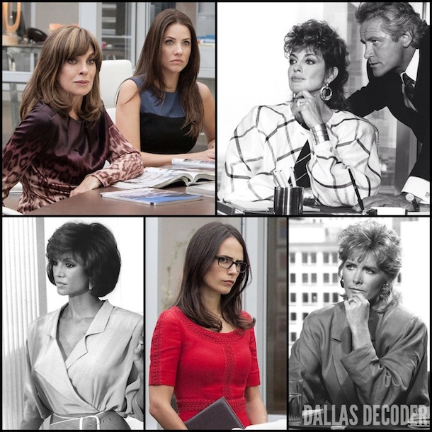 Donna Culver Krebbs, Elena Ramos, Jordana Brewster, Julie Gonzalo, Linda Gray, Pam Ewing, Pamela Rebecca Barnes Ewing, Sue Ellen Ewing, Susan Howard, TNT, Victoria Principal