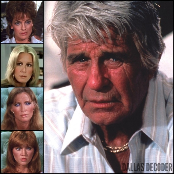 Dallas, Donna Krebbs, Jim Davis, Joan Van Ark, Jock Ewing, Knots Landing, Linda Gray, Pam Ewing, Sue Ellen Ewing, Susan Howard, Valene Ewing, Victoria Principal