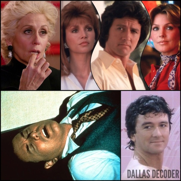 Bobby Ewing, Dallas, Jenna Wade, J.R. Ewing, Judith Light, Judith Ryland, Larry Hagman, Pam Ewing, Patrick Duffy, Priscilla Beaulieu Presley, TNT, Victoria Principal
