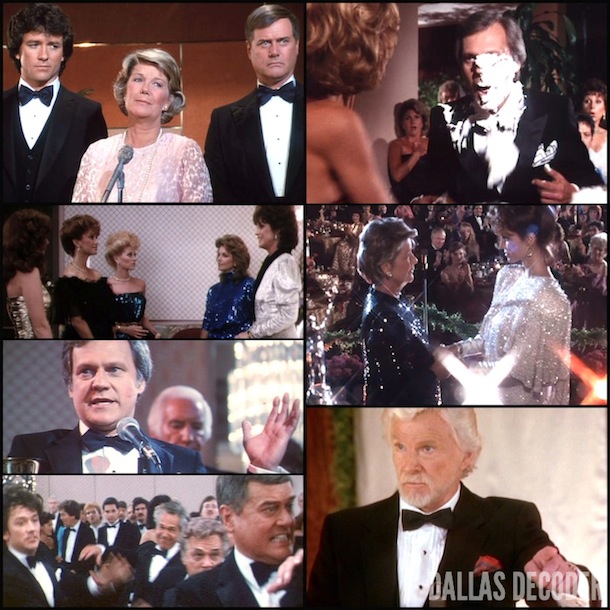 Audrey Landers, Barbara Bel Geddes, Jenilee Harrison, Ken Kercheval, Larry Hagman, Linda Gray, Morgan Brittany, Patrick Duffy, Priscilla Beaulieu Presley, Steve Forrest, Steve Kanaly, Victoria Principal