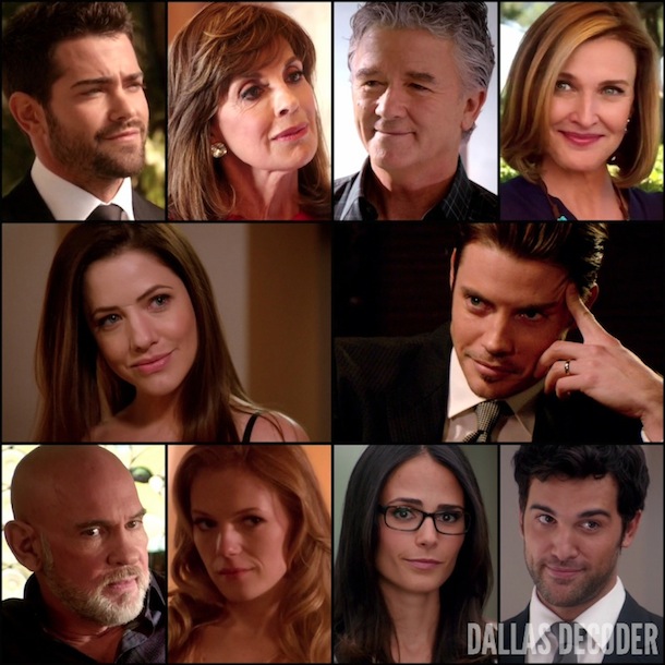 Brenda Strong, Dallas, Emma Bell, Jesse Metcalfe, Jordana Brewster, Josh Henderson, Juan Pablo Di Pace, Julie Gonzalo, Linda Gray, Mitch Pileggi, Patrick Duffy, TNT