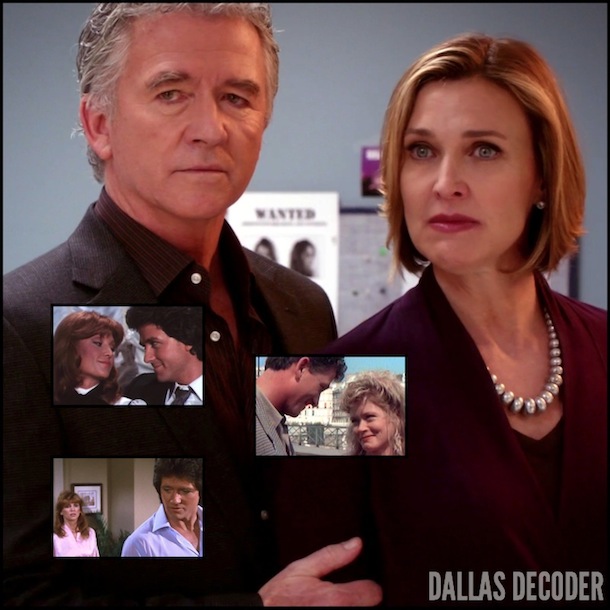 Ann Ewing, April Stevens Ewing, Bobby Ewing, Brenda Strong, Dallas, Pam Ewing, Patrick Duffy, Sheree J. Wilson, TNT, Victoria Principal