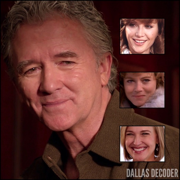 Ann Ewing, April Stevens Ewing, Bobby Ewing, Brenda Strong, Dallas, Pam Ewing, Patrick Duffy, Sheree J. Wilson, TNT, Victoria Principal
