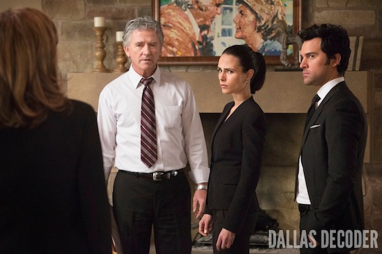 Bobby Ewing, Dallas, Elena Ramos, Jordana Brewster, Juan Pablo Di Pace, Nicolas Trevino, Patrick Duffy, TNT