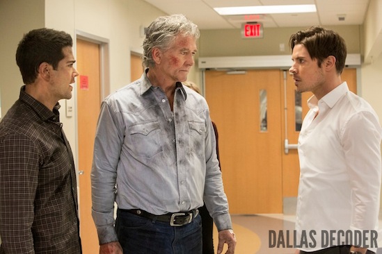 Bobby Ewing, Christopher Ewing, Dallas, Denial Anger Acceptance, Jesse Metcalfe, John Ross Ewing, Josh Henderson, Patrick Duffy, TNT