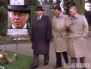 Bobby Ewing, Carter McKay, Dallas, George Kennedy, J.R. Ewing, Larry Hagman