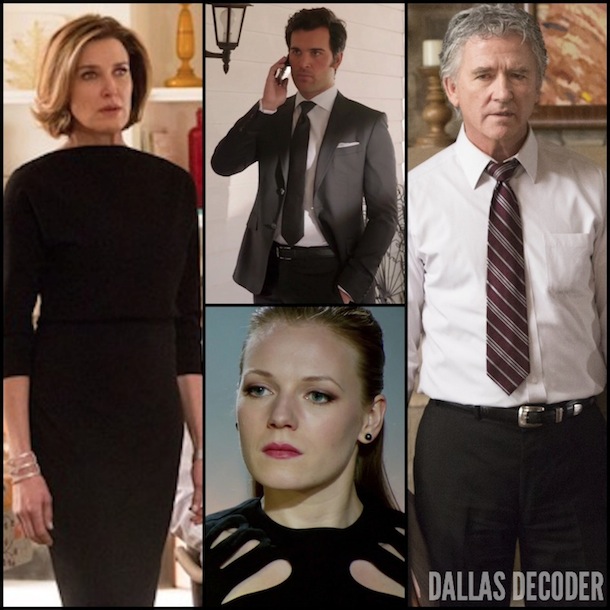 Ann Ewing, Bobby Ewing, Brenda Strong, Dallas, Emma Bell, Emma Ryland, Hurt, Linda Gray, Patrick Duffy, Sue Ellen Ewing, TNT