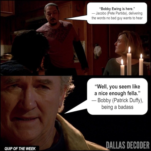 Bobby Ewing, Boxed In, Dallas, Jacobo, Pete Partida, TNT