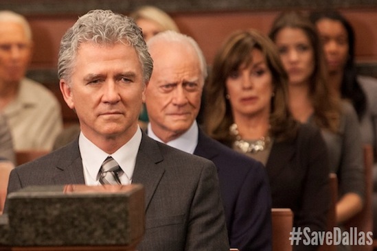 #SaveDallas, Bobby Ewing, Dallas, Julie Gonzalo, Larry Hagman, Linda Gray, Pamela Rebecca Barnes Ewing, Patrick Duffy, Save Dallas, Sue Ellen Ewing