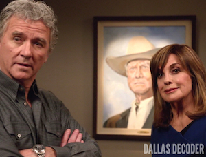 Bobby Ewing, Dallas, J.R. Ewing, Larry Hagman, Linda Gray, Patrick Duffy, Sue Ellen Ewing