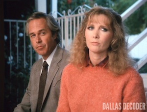Dallas, Donna Krebbs, Ray Krebbs, Steve Kanaly, Susan Howard, True Confessions