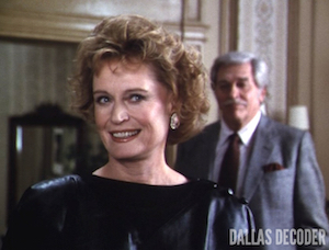 Alexis Smith, Clayton Farlow, Dallas, Howard Keel, Lady Jessica Montford, Unexpected