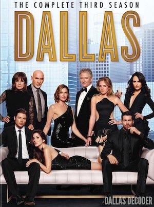 Ann Ewing, Bobby Ewing, Brenda Strong, Christopher Ewing, Dallas, Elena Ramos, Emma Bell, Emma Ryland, Harris Ryland, Jesse Metcalfe, Josh Ross Ewing, Jordana Brewster, Josh Henderson, Linda Gray, Mitch Pileggi, Patrick Duffy, Sue Ellen Ewing, TNT