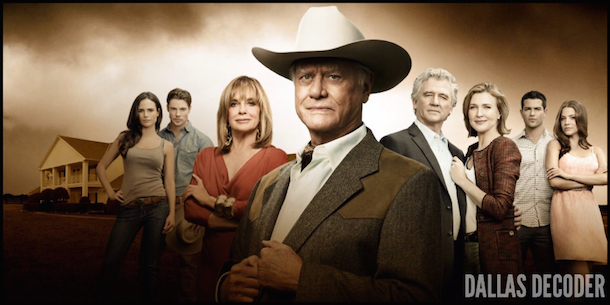 Ann Ewing, Bobby Ewing, Brenda Strong, Christopher Ewing, Dallas, Elena Ramos, Jesse Metcalfe, John Ross Ewing, Jordana Brewster, Josh Henderson, Julie Gonzalo, Larry Hagman, Linda Gray, Patrick Duffy, Pamela Rebecca Barnes Ewing, Sue Ellen Ewing, TNT