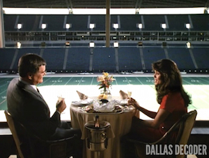 Barbecue Five, Dallas, Deborah Shelton, J.R. Ewing, Larry Hagman, Mandy Winger
