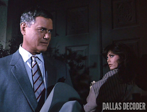 Dallas, Deborah Shelton, J.R. Ewing, Larry Hagman, Mandy Winger, Sins of the Fathers