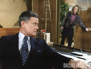 Dallas, Dead Ends, Debbie Rennard, J.R. Ewing, Larry Hagman, Sly Lovegren