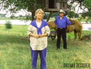 Barbara Bel Geddes, Clayton Farlow, Dallas, Family Ewing, Howard Keel, Miss Ellie Ewing Farlow