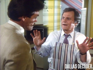 Cliff Barnes, Dallas, John Beck, Mark Graison, Saving Grace