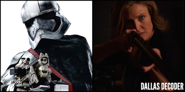 Ann Ewing, Brenda Strong, Dallas, Gwendoline Christie, Star Wars