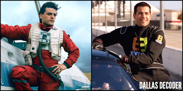 Christopher Ewing, Dallas, Jesse Metcalfe, Oscar Isaac, Poe Dameron, Star Wars