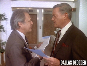 Cliff Barnes, Dallas, J.R. Ewing, Ken Kercheval, Larry Hagman