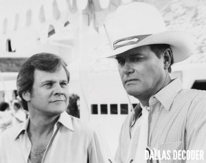 Cliff Barnes, Dallas, J.R. Ewing, Ken Kercheval, Larry Hagman